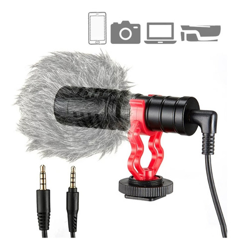 Imagen 4 de 9 de Sairen Vm-q1 Micrófono De Vídeo De Disparo Cámara Accesorios