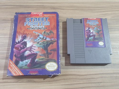 Street Fighter 2010 Nes Original Com Caixa Original