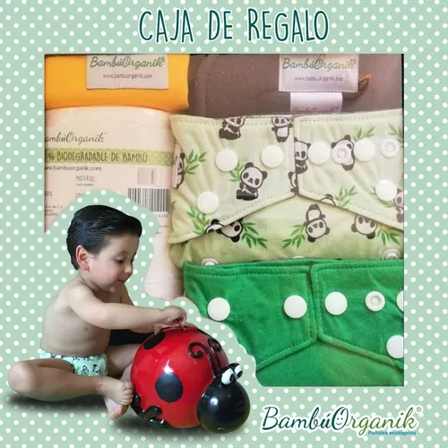 Caja De Regalo Bambúorganik Pañales De Bambú Ecológicos