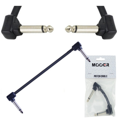 Cable Interpedal Plug Mooer Ac-4 10cm Angular Profesional