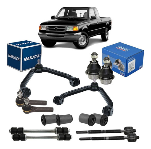 Kit Bandeja Ranger 98 99 Pivô Terminal Axial Bieleta Bucha