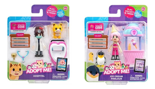 Jazwares Adopt Me!: Duo Pack (hospital & Ice Cream Parlour)