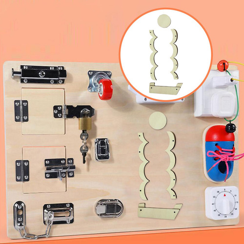 3 Tablero Ocupado, Tablero Sensorial, Piezas Para Bola Que