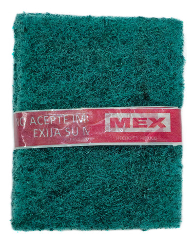 100 Pack Con 3 Fibra Verde Grande Trastes Limpieza 16x14 Cm