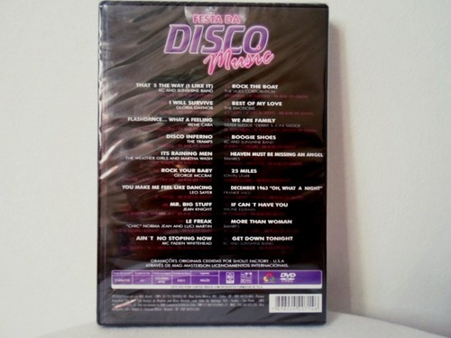 Dvd Festa Da Disco Music - O Melhor Da Disco Music