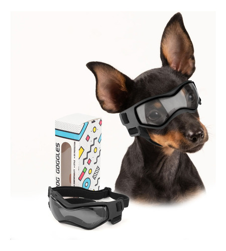 Gafas Para Perros Pequeños, A Prueba De Viento, Rayos Uv Par