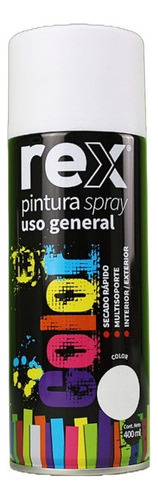 Pintura Spray General Blanco Mate 400ml 6-u