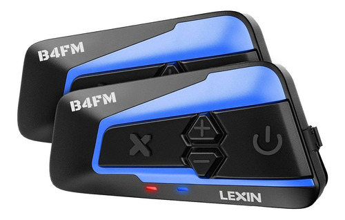 Lexin 2 Auriculares Bluetooth B4fm 10 Riders Para Motociclet