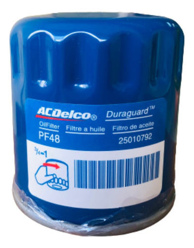 Filtro Aceite Tahoe Silverado Acdelco Pf48 89017524 #pf48