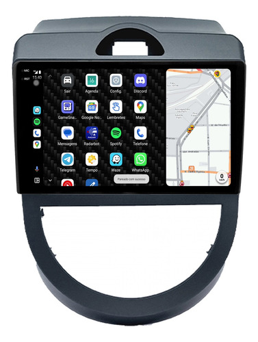 Multimidia Kia Soul 09/11 9p Android Carplay 4/64gb + Ré