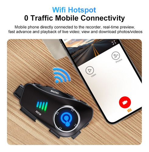 /q Q28 Intercomunicación Para Casco De Moto Bluetooth Cámara