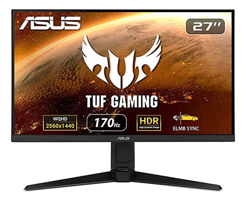 Asus Tuf Gaming Vg27aql1a 27&#34; Hdr Monitor, P Wqhd ( X ).