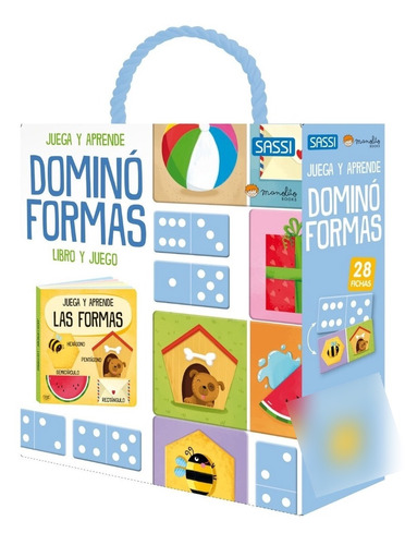 Domino Formas+libro Col. Juega Y Aprende