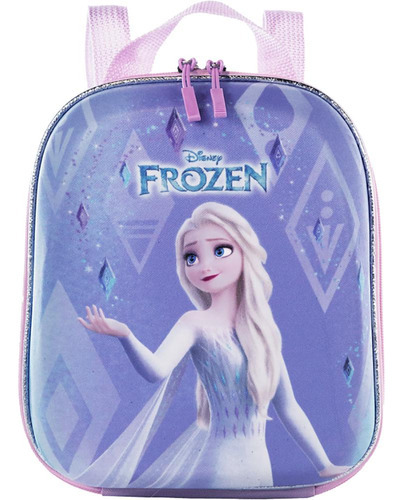 Mochila Escolar Frozen Elsa Maxtoy 3855ex23 Cor Purple