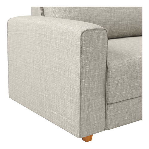 Sofá 4 Lugares Hit 230cm No Linho Várias Cores