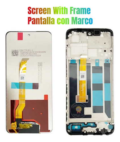 Pm Compatible Pantalla Táctil Lcd Con Marco Para Oppo