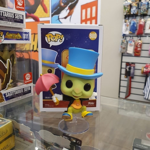 Imagem 2 de 2 de Funko Pop Disney Pinocchio Nycc 2020 Jiminy Cricket 980