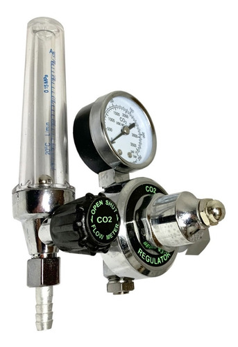 Imagen 2 de 9 de Valvula Reguladora Para Co2 Con Caudalimetro Mig-tig Smg