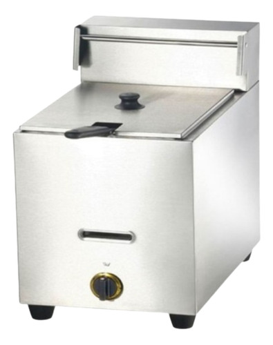 Fritador A Gas De Mesa Acero Inox 6 Lts Lundar Gf-71 