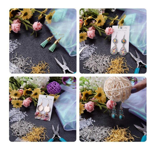 3600x Earring Making Kit Diy Handmade Silicone Earrings