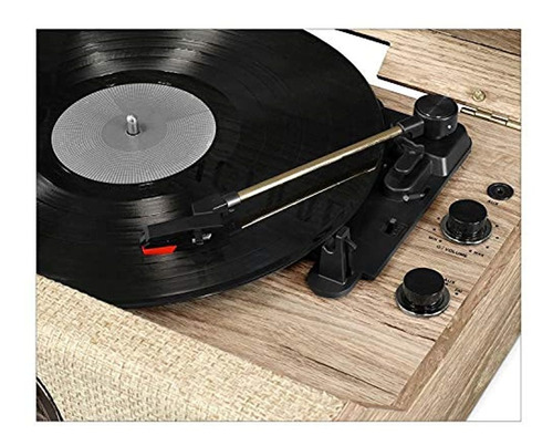 Imagen 2 de 2 de Tocadisco Victrola 3 Veloc. 4 En 1 Bluetooth Y Radio