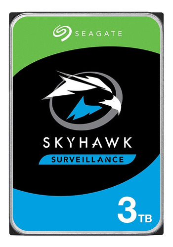 Imagen 1 de 2 de Disco duro interno Seagate SkyHawk ST3000VX009 3TB