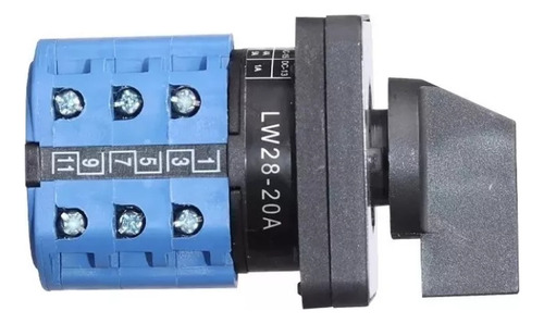 Selector 3 Posiciones 20a Tipo Conmutador 3p Modelo Lw28-20a