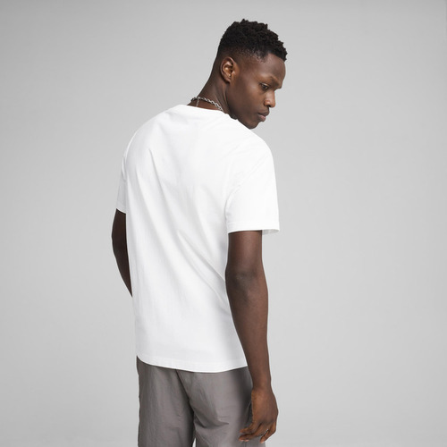 Polera Puma Wardrobe Ess Tee Blanco Hombre