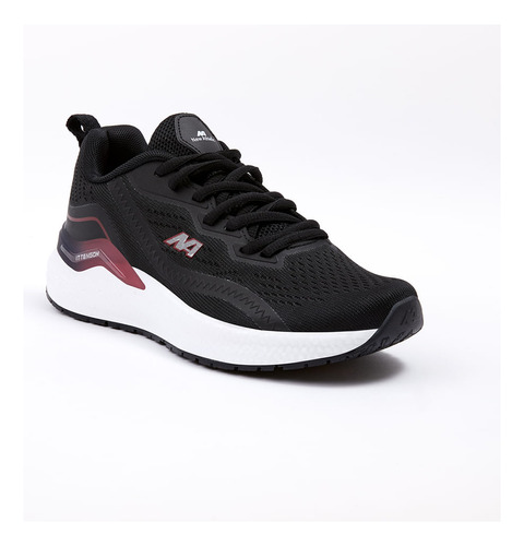 Zapatillas New Athletic Running Ittengom56 Negro Con Vino Pa