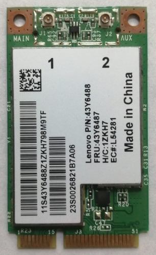 Tarjeta Wifi Red Inalambrica Lenovo S10e Ideapad