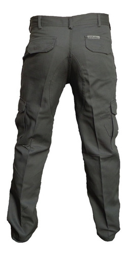 Pantalon Cargo Hombre Trabajo Grafa Gabardina Explora Oferta