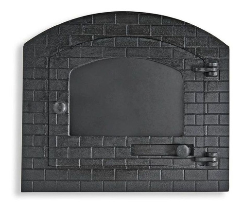 Porta Forno Ferro Fundido Igloo Com Vidro Libaneza D´nadai G