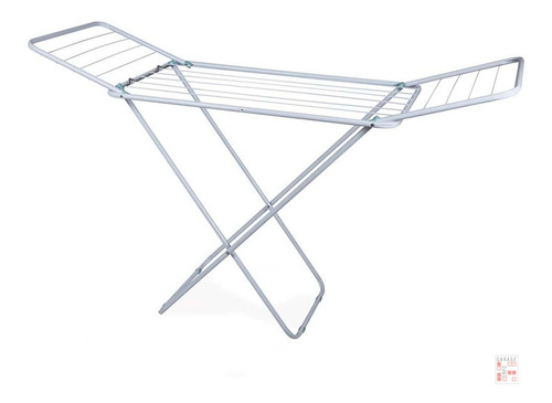 Imagen 5 de 9 de Secarropas Tender Acero Blanco 8 Mts Ropa Con Alas