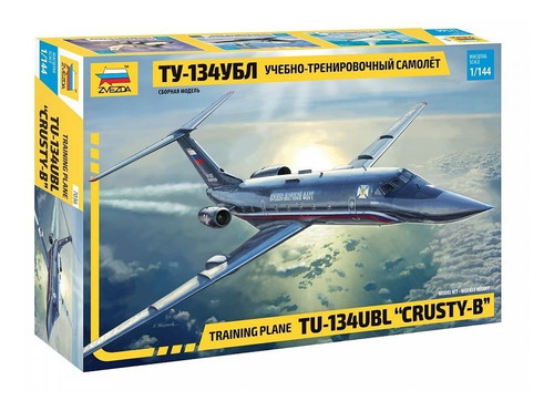 Zvezda Avion Tu-134ubl Crusty-b 1/144 Armar Pintar 7036