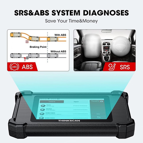 Imagen 2 de 2 de Escaner Para Autos Thinkcar Abs Srs Obdii