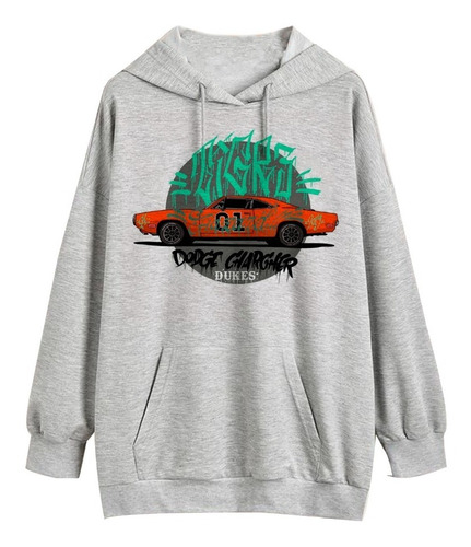 Buzo Dodge Chargher Dukes  Esthetic Algodon Frisa Unisex