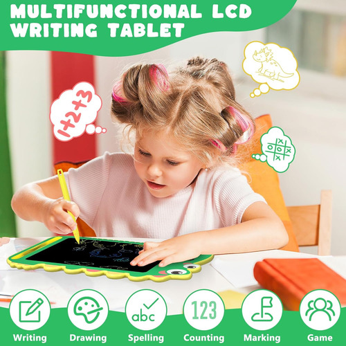 Bkm Tableta De Escritura Lcd Para Niños, Juguetes De 8,5 Pul