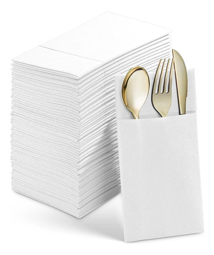 Servilletas De Lino, 50 Unidades, Con Servilletas