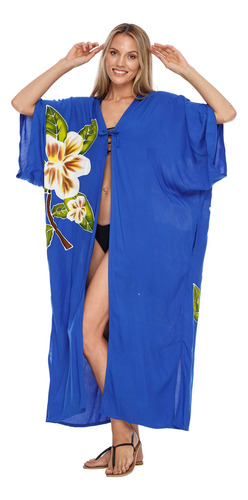Shu-shi Mujer Kimono Cardigan Floral Robe  B082k4yrmj_080424