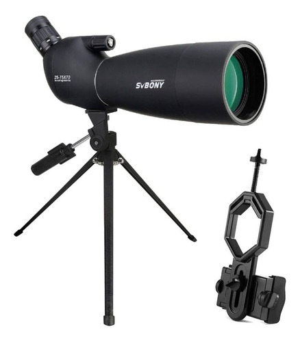 Telescopio Terrestre Sv28 25-75x70 Con Trípode De Escritorio