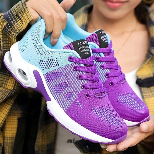 Zapatillas Deportivas, Informales, Transpirables, Para Mujer
