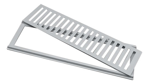 Grelha Alum Compl.20x 50 Escovad Ac Vent