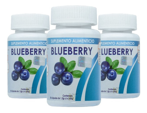 (3 Pzas) Blueberry (50 Caps) Anahuac