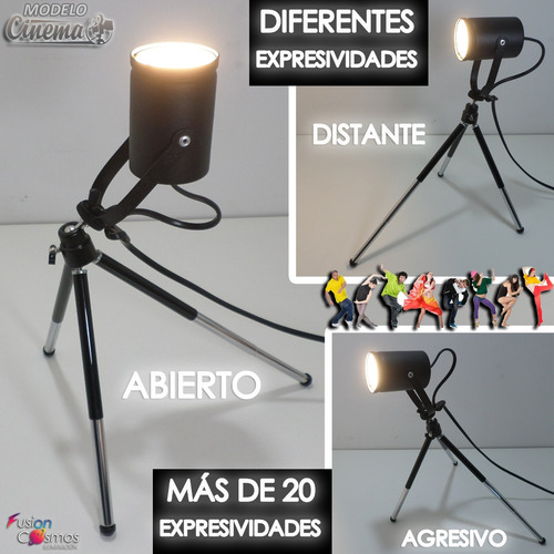 Imagen 7 de 10 de Tripode Luces Led Navidadeña Color Decoracion Efecto Full 7w