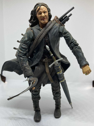 Figura Aragorn Con Arco Trancos Del Señor De Los Anillos