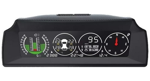 Medidor De Pendiente Gps Tpms X91 Autool Hud 3 En 1