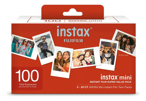 Fujifilm Instax Mini Film Super Value Pack ( 100 Películas)