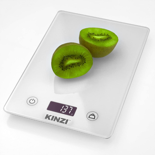 Imagen 4 de 10 de Balanza Digital De Cocina Vidrio Templado Flat 5kg