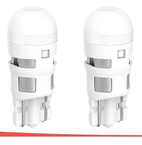 Imagem 3 de 6 de Lâmpada Philips Pingo Ultinon Led 6000k W5w T10 Lanterna