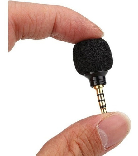 Pequeño Micrófono Entrada Plug 3.5mm 4 Polos Para Celulares